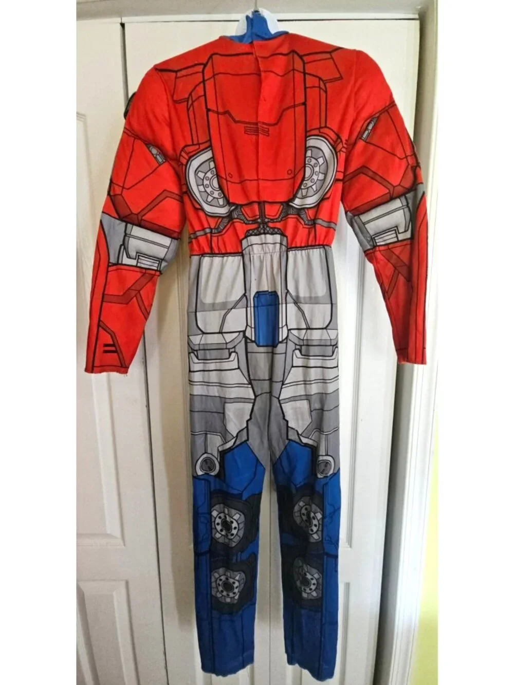 Transformers Optimus Prime Muscle Jumpsuit Costume Mask Boys 10-12 Disguise